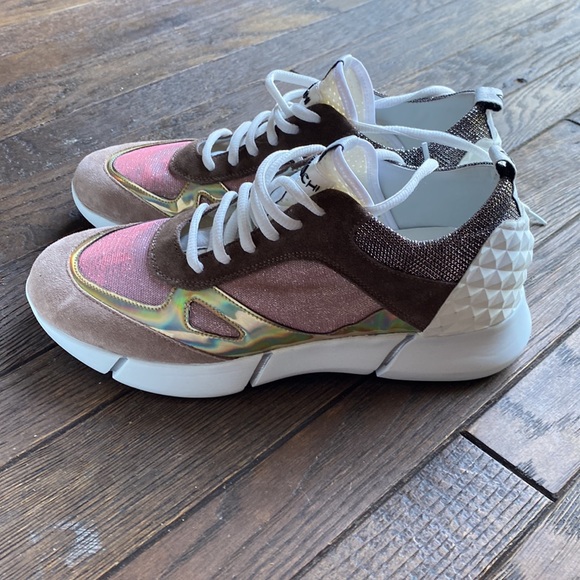 Elena Iachi sparkle sneakers (new with box) - Picture 2 of 4